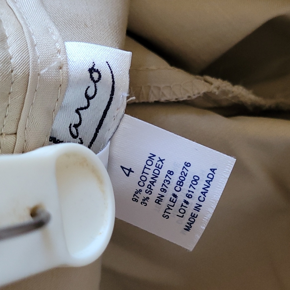 NWOT J.Marco Khaki Pants - Picture 8 of 8